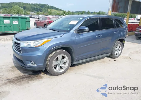 2016 Toyota Highlander Limited V6 из США, поврежденный, VIN 5TDDKRFH5GS330592